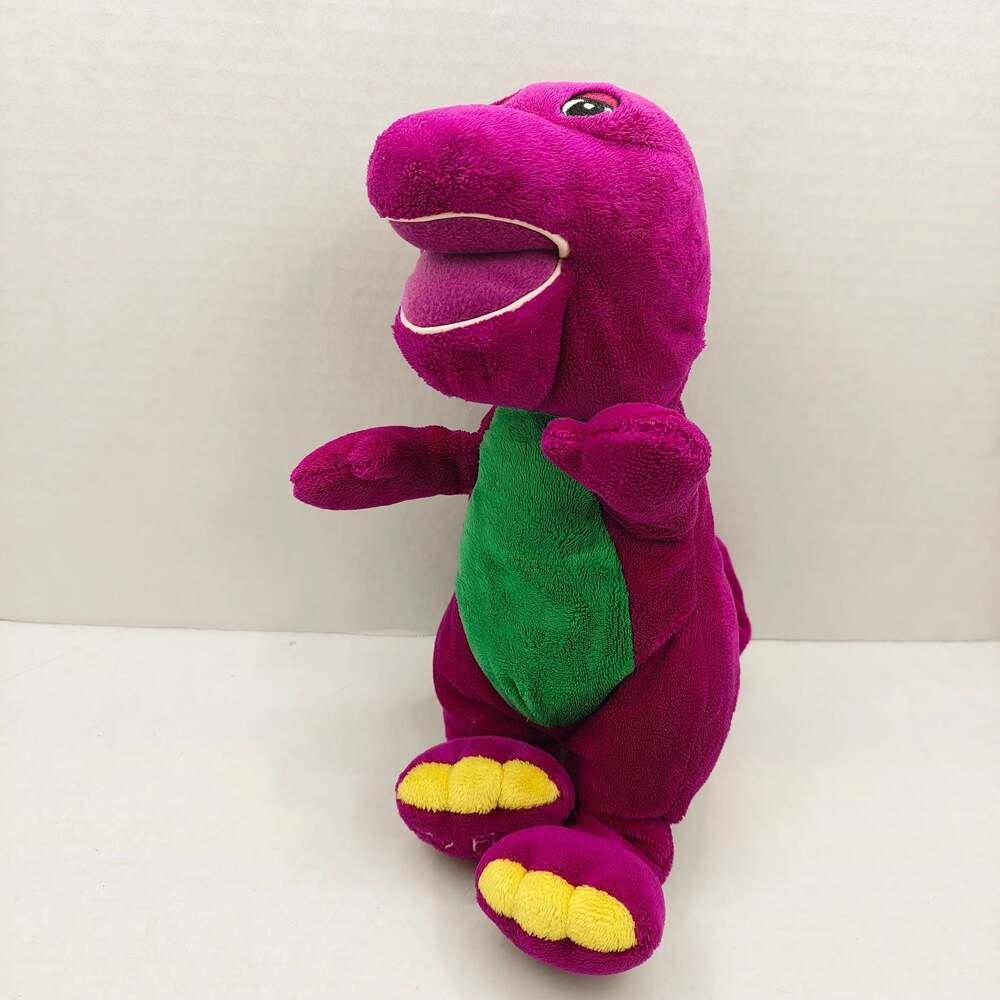 Vintage My First Barney Plush Toy 12 Inch Stuffed Dinosaur